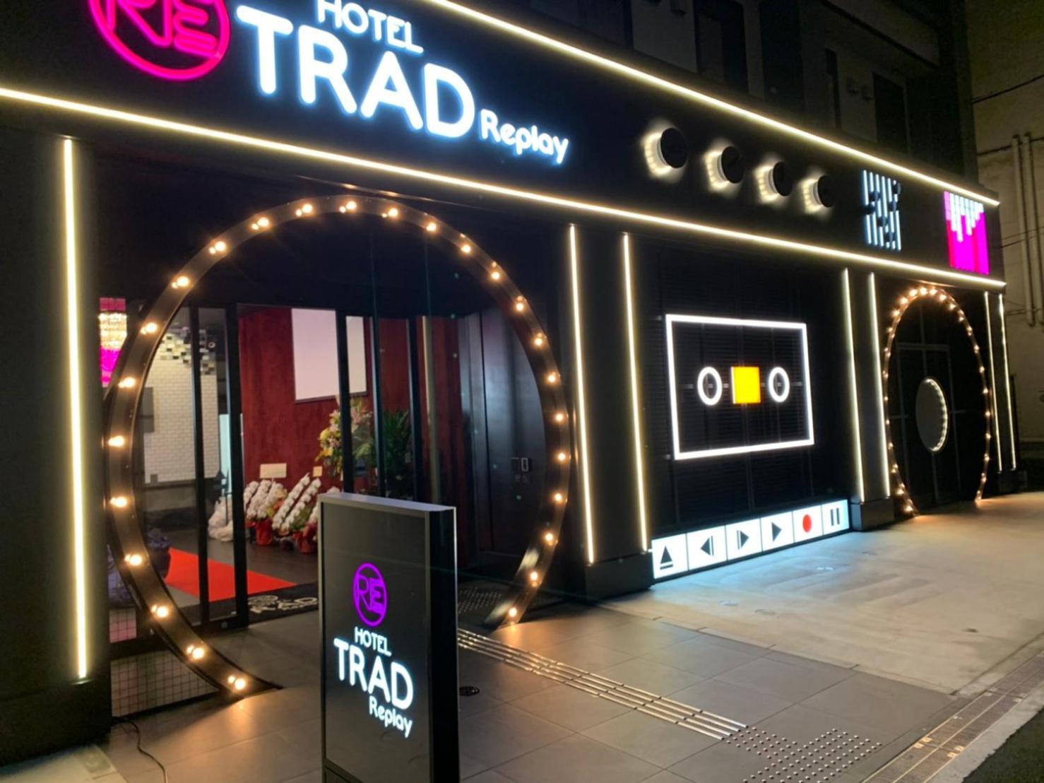 Hotel Trad Replay Осака Экстерьер фото